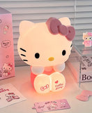 Silicone Hello Kitty LED Night Lamp Cute Cartoon Light