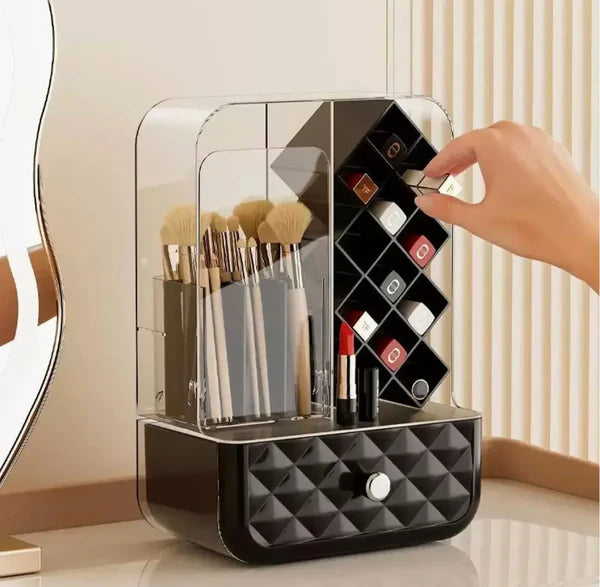 Multi Purpose Large Capacity Makeup Brush & Lipstick Storage Rack