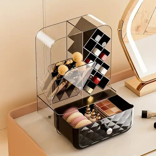 Multi Purpose Large Capacity Makeup Brush & Lipstick Storage Rack