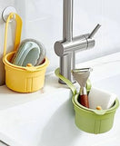 2 in 1 Sink Drain Basket Faucet Hanging Filter Bag
