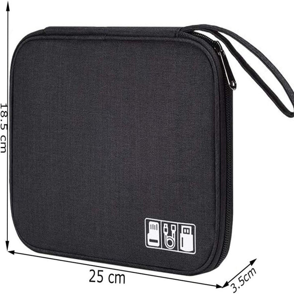 3 Layer Portable Waterproof Accessories Organizer Storage Bag