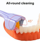 3 Sided 360° Rotating Toothbrush Pack of 2