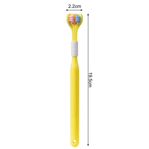 3 Sided 360° Rotating Toothbrush Pack of 2