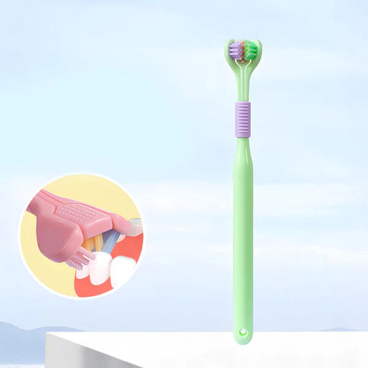 3 Sided 360° Rotating Toothbrush Pack of 2