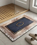Imperial Gold Medallion Nappa Leather Bath Mat