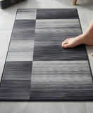 Urban Linear Slate Nappa Leather Bath Mat