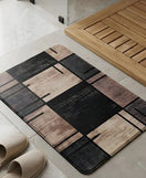 Textured Slate & Timber Nappa Leather Bath Non Slip Mat