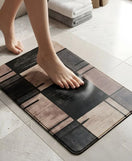 Textured Slate & Timber Nappa Leather Bath Non Slip Mat