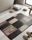 Textured Slate & Timber Nappa Leather Bath Non Slip Mat