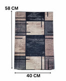 Textured Slate & Timber Nappa Leather Bath Non Slip Mat