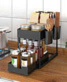 2 Layer Storage Basket Space Saving Organizer