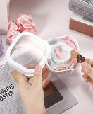 Hair Tie Organizer Small Portable Storage Case