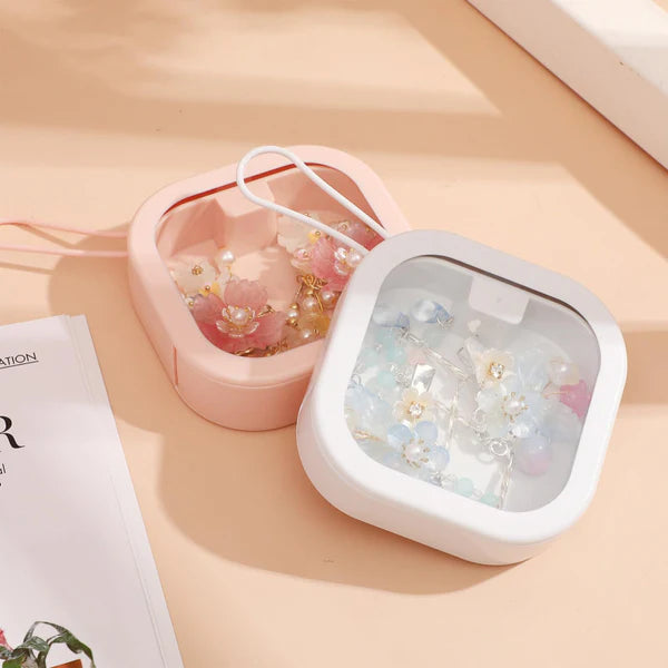 Hair Tie Organizer Small Portable Storage Case