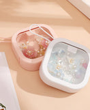 Hair Tie Organizer Small Portable Storage Case