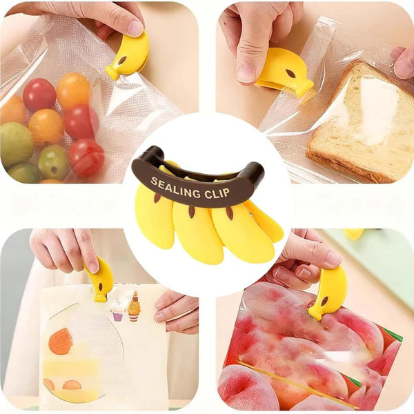 Banana Magnetic Sealing Clip Fridge Bag Sealer