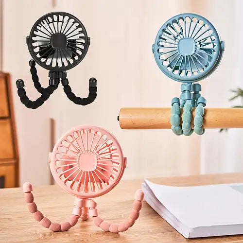 Hand Fan Tripod Style Portable Mini Fan