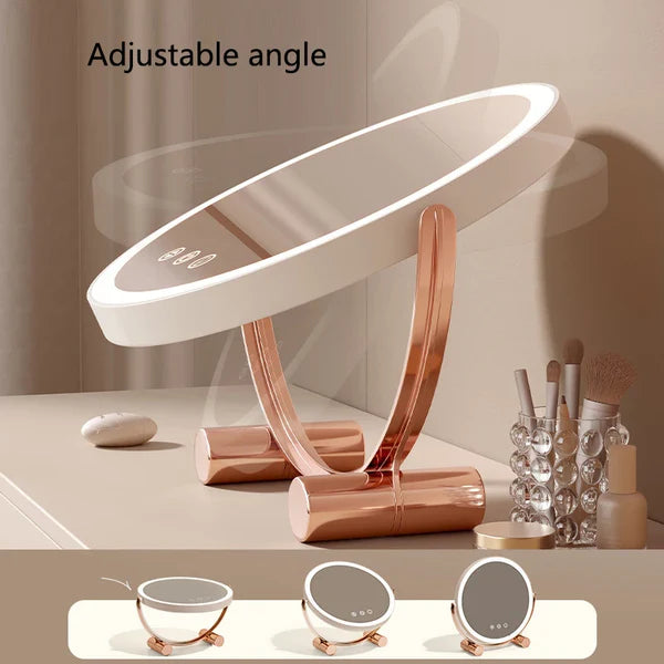 LED Desktop Makeup Mirror Studio Style Vanity Mirror