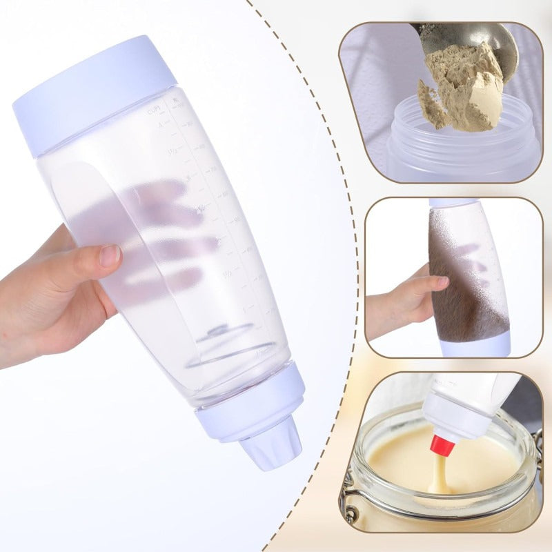 Pancake Batter Dispenser – 1000ML Mixing Bottle