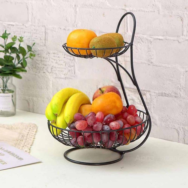 Double Layer Fruit Basket