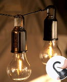 Rechargeable Hanging Bulb Light With 3 Modes