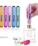 Refillable Mini Perfume Spray Bottle 2 Pcs