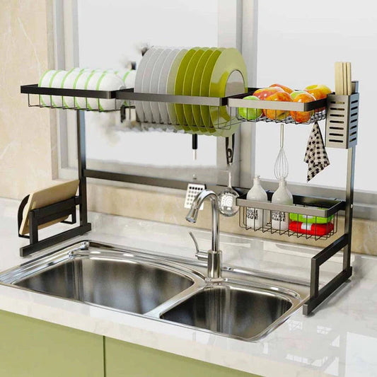 Kitchen Dish Drying Rack Over Sink