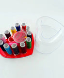 Sewing Kits Box Heart Shaped