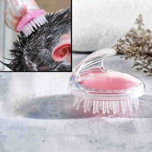 Shampoo Scalp Massage Brush Silicone