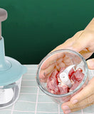 2 Liter Manual Food Chopper Vegetable Grinder Hand Press