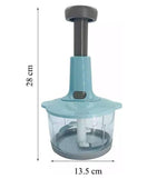 2 Liter Manual Food Chopper Vegetable Grinder Hand Press