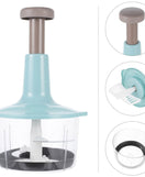 2 Liter Manual Food Chopper Vegetable Grinder Hand Press