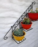 Staircase Floral Display Wall Basket