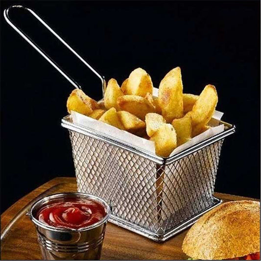 Mini Steel Fryer Server