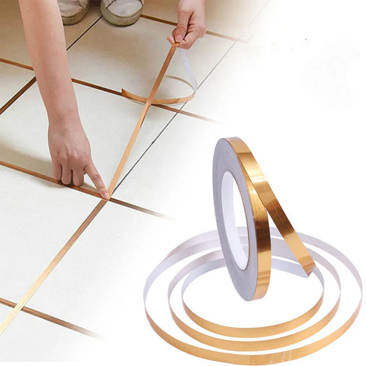 Tile Sticking Golden Tape