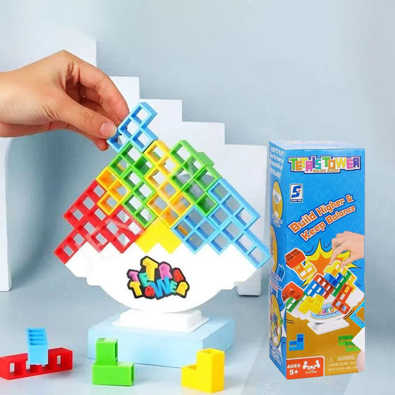 Tower Balance Stacking Blocks Game