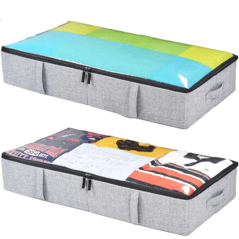 Under Bed Clothes Blanket Storage Organizer Foldable Premium