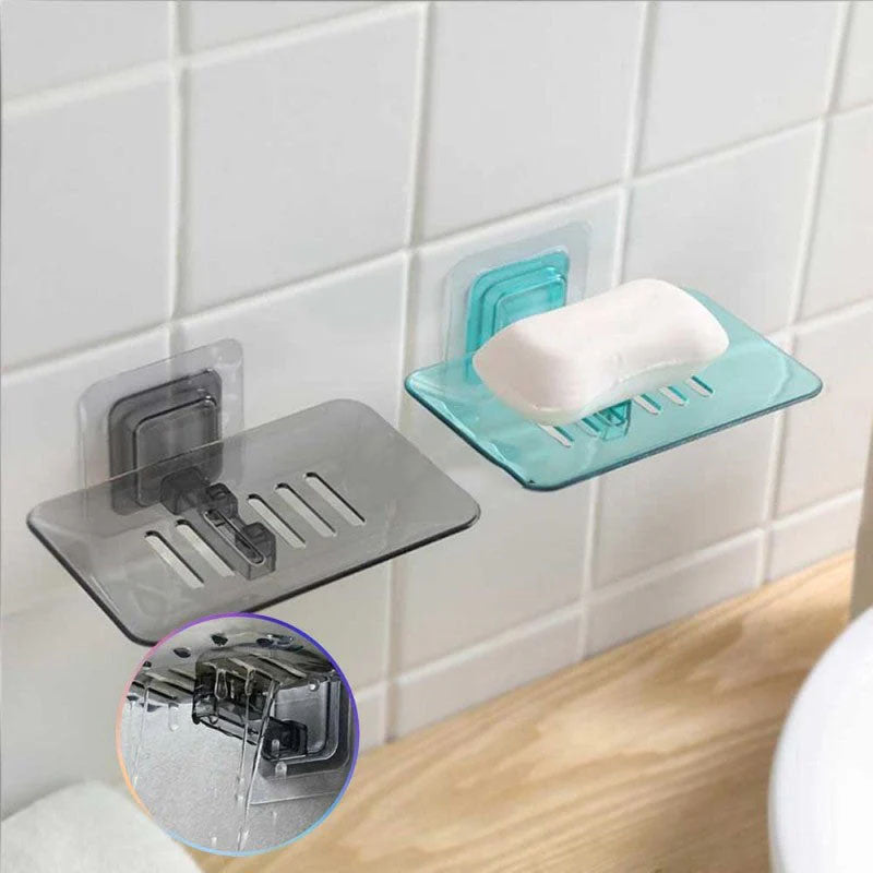 Wall Mounted Soap Drain Dishes Tray