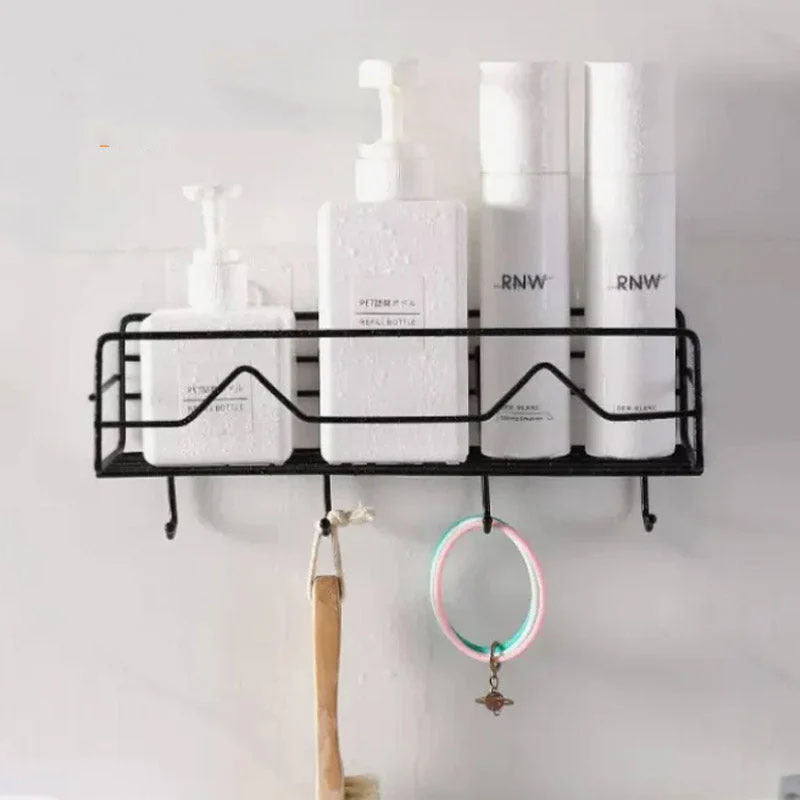 Wall Mounted Storage Rack With Hook