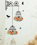 Wall Painting Birdcage Sticker