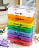 Weekly Pill Organizer Box