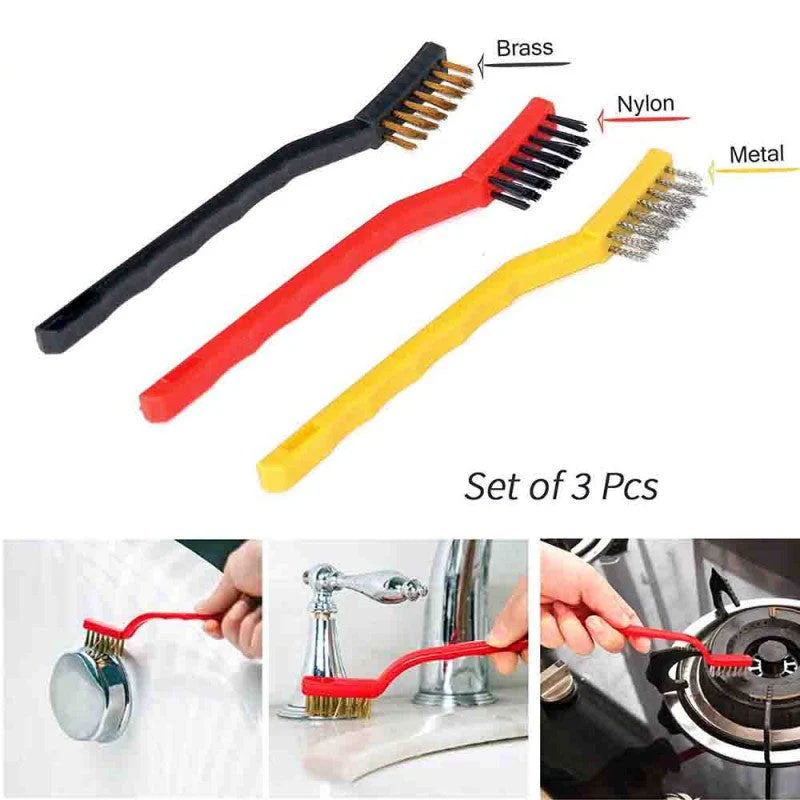 Wire Brush Kitchen Tools Set Of 3