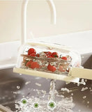 2 In 1 Foldable Strainer Bowl With Handle