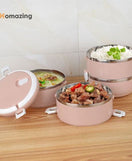 3 Layer Insulated Lunch Box Stainless Steel