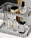 2 Tier Acrylic Makeup Organizer Shelf Rack