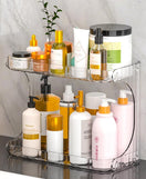 2 Tier Acrylic Makeup Organizer Shelf Rack