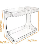 2 Tier Acrylic Makeup Organizer Shelf Rack