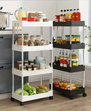 4-Tier Trolley Organizer With Wheels