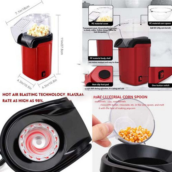 Mini Electric Popcorn Maker Machine