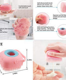 Silicone Soft Bath Body Brush with Shampoo Dispenser