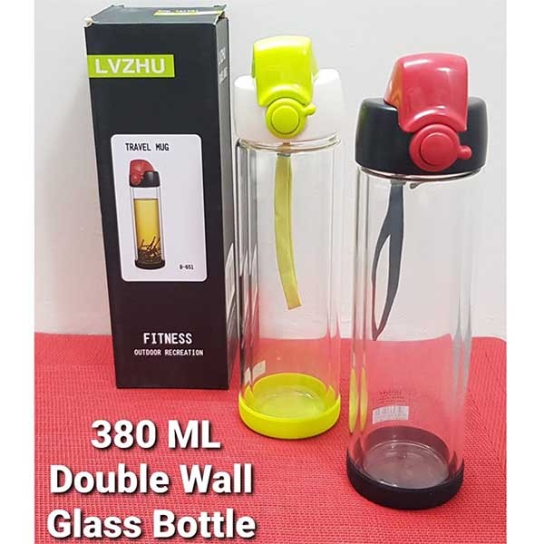 380 ML Glass Bottle - Double Wall